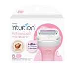 Intuition Schick Advanced Moisture Womens Razor Refills with Shea Butter, 6 count, Pack of 1