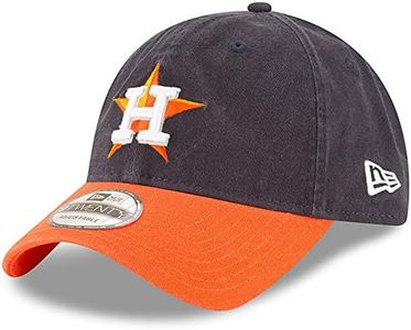 New Era Houston Astros Road Core Classic 9TWENTY Adjustable Hat Navy/Orange