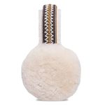 UGG Tasman Sheepskin Earmuffs for Women, Soft Genuine Shearling Ear Warmers, Chestnut, One Size