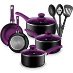 Chef's Star 9 Piece Pot Set - Purple