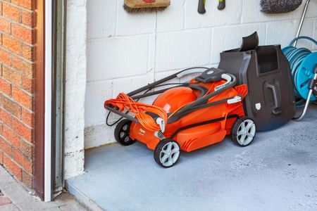 Flymo EasiStore 380R Electric Rotary Lawn Mower – 38cm, 45L Grass Box