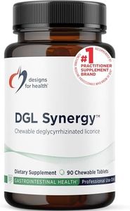 Designs for Health Deglycyrrhizinated Licorice Root Chewables - DGL Synergy 500mg Licorice Supplement to Support Digestion - Pleasant-Tasting, Non-GMO + Sugar Free (90 Chewable Tablets)