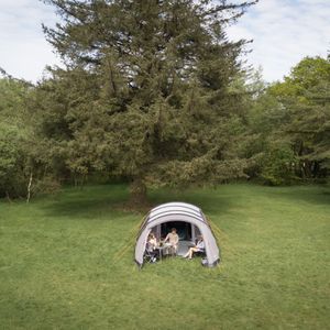 Vango Purbeck 600XL 6-Person Family Tent – 3 Rooms, Porch, Vivid Grey