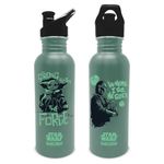 Star Wars: The Mandalorian Water Bottle (Where I Go Design) 700ml Metal Water Bottle, Water Bottle for Boys and Girls, Kids Metal Water Bottle, Star Wars Gifts for Men - Official Merchandise