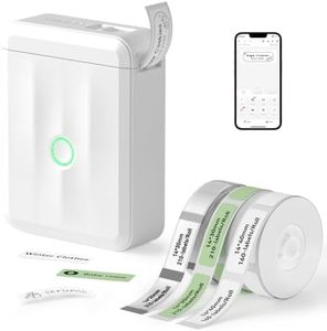 NIIMBOT D110 Thermal Label Maker with Tapes Set for Home Use, White