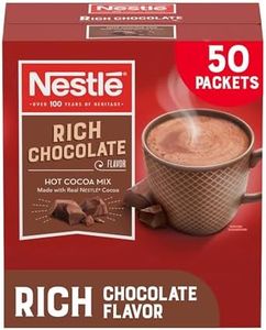 Nestle Hot Chocolate Packets, Hot Cocoa Mix, Rich Chocolate Flavor, Made with Real Cocoa, 50 Count (0.71 Oz each), 35.5 Oz