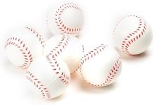 Baseball Sports Themed 2.5-Inch Foam Squeeze Balls for Stress Relief, Baseball Sport Stress Balls - Baseball Party Favors and Decoration - Bulk 1 Dozen