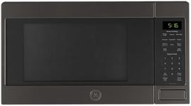 GE GCST16S1WTS Microwave Oven, 1,150-watt 8 Auto Cooking Settings, Child-Lock Technology, Kitchen Essentials for The Countertop, Dorm Room or Apartment, New 1.6 Cu. Ft, Black Stainless Steel