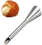 Bakefy� Cream Nozzle 1 Piece Small Cream Icing Piping Nozzle Tip Stainless Steel Nozzle Cream Puff Decor Small Pastry Icing Piping Tool