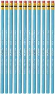 PRISMACOLOR COL-ERASE Pencil, Erasable Colored Pencils № 1298, 12 Pack, Non-Photo Blue (20028)