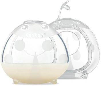 haakaa Ladybug Milk Collector 1.4oz- Wearable Breast Shields Soft Nursing Cups Breast Milk Collector Breast Milk Saver Portable Letdown Catcher Breastfeeding Essentials,Protect Sore Nipple, 40ml/2pcs
