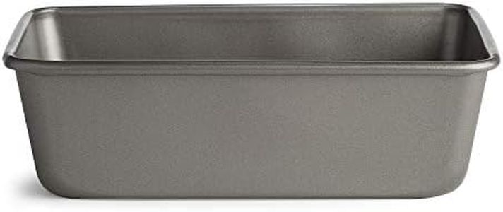 Cooking Light Non-Stick Carbon Steel Bread Meat Loaf Pan Baking Dish, Gray