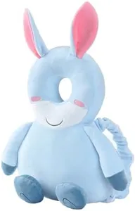 JunNeng Baby Head Protector Backpack,Toddler Walker Fall Head Protection,Blue Donkey