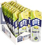 OTE Sports Energy Gels - Cycling Gels with 20g of Carbohydrates - Energy Gels for Running - 56g x 20 (Lemon & Lime)