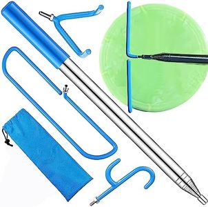 Disc Golf Retriever Pole Telescopic 16FT | Disc Golf Equipment Disc Retriever Disc Golf Grabber | Disc Golf Accessories Gift | Frisbee Golf Stick Disc Grabber | Disk Golf Retriever Gifts