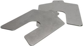 Stainless Steel Slotted Shim Shop Kit, Size C, 4" x 4" (Pack of 80)