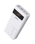 Romoss 18 Watt Fast Charging 30000mAh Lithium Polymer Power Bank (White, Sense 8P+)