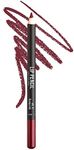 KISS New York Professional Slim Lip Pencil, Creamy Soft Lip Liner, Smooth Long-Lasting Rich Lip Color, Natural Lip Makeup, Water-Resistant Lip Crayon (Burgundy)