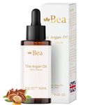 Bea's Pure Argan Oil - 100% Natural, Cold-Pressed Argan Oil | Rich in Vitamin | 100% Pure Argan Oil for Hair, Face, Nails and Body - Suitable for All Skin Types, Vegan, 60ml