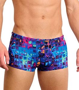 Kiniki Men's Tan Through Swim Trunks Swimwear - Mosaic