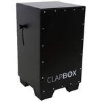 Clapbox Adjustable Snare Cajon CB50- Oak Wood, (H:50 W:30 L:30) - 3 Internal Snares