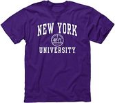 Barnesmith New York University NYU Violets Short-Sleeve T-Shirt, Heritage, Violet, XX-Large