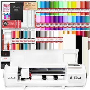 Siser Juliet Professional Vinyl Cutter Machine Deluxe Bundle with Vinyl & HTV