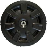 YARDMAX 11in. X 1.6 in. Replacement Free/Non-Drive Rear Wheel for Push/Non Self-propelled Lawn Mowers