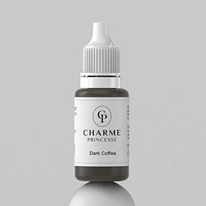 Charme Princesse Permanent Pigment Makeup 15ml Dark Coffee Color Tattoo Ink Makeup Supplies for Eyebrow Shading Lip Eyeliner PI503-15-005