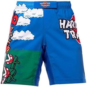 Hardcore Training MMArio Kids Boxing Shorts Fight Gym BJJ Fitness Running Workout Exercise Sport Clothing No Gi