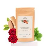 The Tribe Concepts Face Brightening Daily 3-In-1 Cleanser , Scrub And Mask For Instant Brightening Glow And Tan Removal,For All Skin Type,100% Chemical Free And Natural - 100 Gm (Kraft Paper Packing)