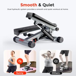 Sunny Health Mini Stepper – Compact Fitness Exercise Machine