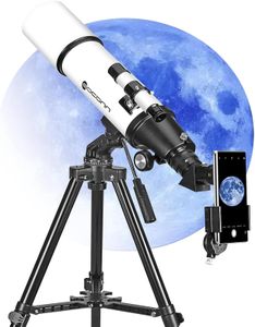 Portable 80mm Refractor Telescope – Compact Travel Scope