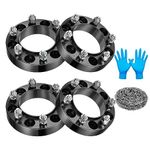 BDFHYK 6X5.5 Wheel Spacers 1.25 inch 6x139.7mm Hub Centric Wheel Spacer Set with M12x1.5 Studs 106mm Center Bore Compatible with 4Runner FJ Cruiser Sequoia Tacoma Tundra Lexus GX470 GX460, Set of 4