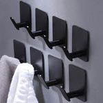 DELITON 8 Pack Adhesive Towel Hooks