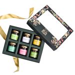 OH CHA - Green Tea Gift Box | Assorted Tea Gift Set with 6 Flavors | Whole Green Tea Leaves | Green Tea for Weight Loss | Diwali Gift Hamper | Gift for Men Women | Wedding Gift | Anniversary Gift