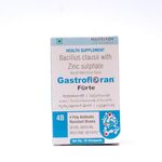Gastrofloran Forte Mouth Melt Sticks | Bacillus Clausii 4 Billion CFU + Zinc Sulphate 5mg | Probiotic & Zinc Supplement | Easy-to-Use Oral Sticks | 20 Stick Packs