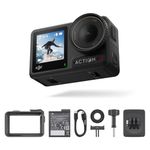 DJI Osmo Action 4 Standard Combo - 4K/120fps Waterproof Action Camera with a 1/1.3-Inch Sensor, Stunning Low-Light Imaging, 10-bit & D-Log M Color Performance, Long-Lasting 160 Mins, Outdoor Camera
