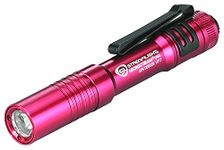 Streamlight 66602 MicroStream 250-Lumen EDC Ultra-Compact Flashlight with USB Rechargeable Battery, Clear Retail Packaging, Red