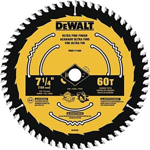 DEWALT Circular Saw Blade, 7 1/4 Inch, 60 Tooth, Wood Cutting (DWA171460)
