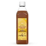 Safa Apple Cider Vinegar for Weight Loss Diet with Honey and Cinnamon | 100% Natural Blend of Raw Honey, Apple Cider Vinegar & Cinnamon | Healthy Gut, Detox & Cleanse | 500 ml