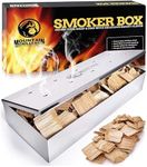 Mountain Grillers Smoker Box for Wood Chips Use a Gas or Charcoal BBQ Grill and Still Get That Delicious Smoky Barbecue Flavored Grilled Meat Hinged Lid for Easy Access polished finish stainless steel