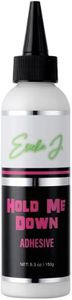 Ericka J. Hold Me Down Adhesive - Waterproof Lace Wig Glue for Strong Hold, Quick Drying, Sweat & Water Resistant – Sensitive Skin Friendly (150g / 5.3 Oz)
