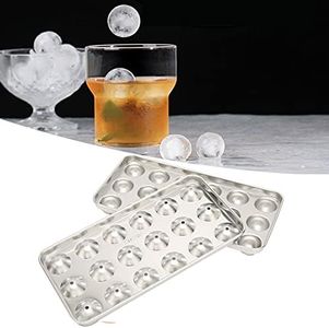 Ice Cube Tray, 304 Stainless Steel Strong Durable Ice Cube Mold for Home for Iced Drink for Bar Resturant for Cooling Ball Making