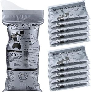 FUNKA 24 Pack Emergency Disposable Urine Bag, 700ML Large Capacity Camping Pee Bags, Unisex Urinals Vomit Bags for Travel Urinal Toilet Traffic Jam Portable Potty Bags for Men Women Children Patient