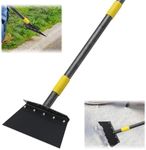 Multifunctional Flat Shovel, 88" Long Handle Ice Chopper Snow Shovel Spade Heavy Duty Manual Weeder Metal Floor Scraper Garden Tool for Lawn Edging, Digging, Weeding,Scraping, Ice Remove