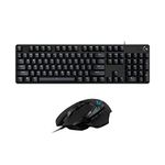 Logitech G502 HERO Wired Gaming Mouse + G413 SE Full-Size Mechanical Gaming Keyboard, HERO 25K Sensor, 11 Programmable Buttons, Backlit Keyboard with Tactile Mechanical Switches, Anti-Ghosting