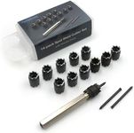 Spot Weld Cutter, Sheet Metal Hole Cutter, Punch Remover Panel Separator for Power Drill Welding Auto Body Work Tool, 3/8 Inch Drill Bit Tool (14-Pack)