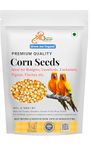 Shree jee Organic Bird Food Dry Corn (900 gm) for Cocktails,Love Birds,Silver Finches,Munia,Parkeets,Parrot,Budgie,Dove,All Birds Food