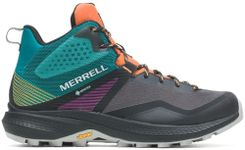 Merrell Women's Mqm 3 Mid Gtx Boot, Tangerine/Teal, 7 M US